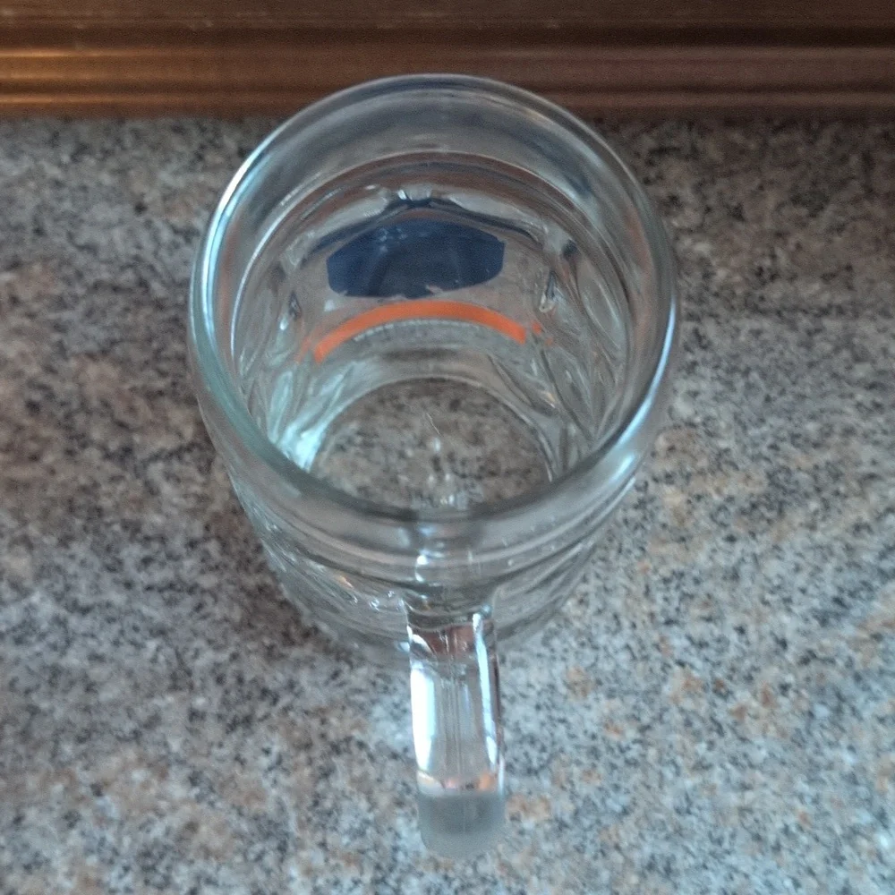 Samuel Adams - Octoberfest Beer Mug Large Dimpled Glass Stein Sam Adams